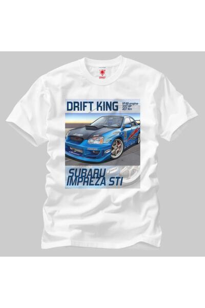 Crazy Subaru Impreza Drift King Чоловічий футболка