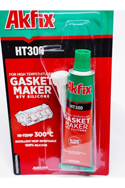 Universal Akfix Ht-300 Yüksek Isıya Dayanıklı Silikon 300 Derece 50 gr Kırmızı