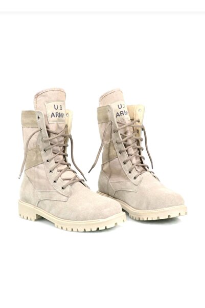 Samer shoes Us Army Uzun Hakiki Deri Askeri Postal Modeli Bot