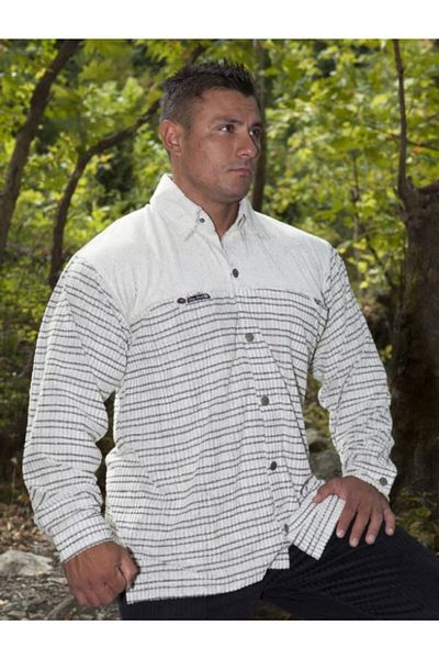 Big Sam Towel Fabric Forestry Shirt with Snap Fasteners 5029
