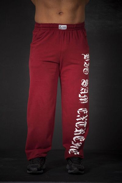 Big Sam Claret Red Winter Sweatpants 928