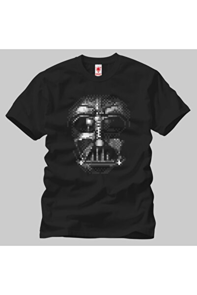 Crazy Star Wars: Vader Pixel Face muška majica