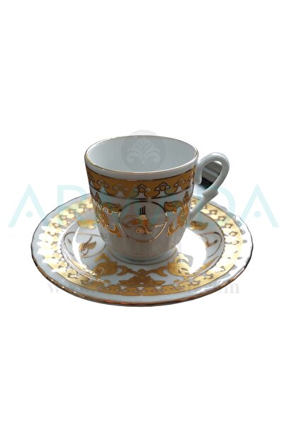 Armada Çini Armada Cini Ar 676 Osmanlı Tuğralı Altın Yaldızlı 2 Lı Porselen F...