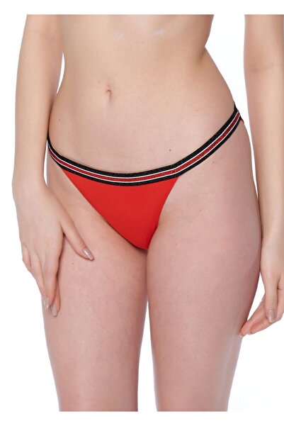 Dagi Kırmızı 4902KC Pam.Beli Bantlı Brief Slip