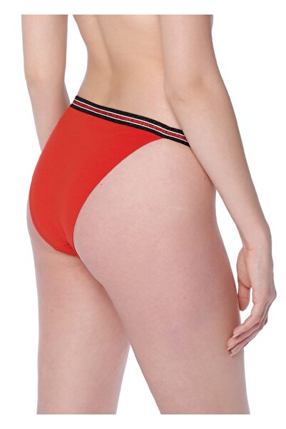 Dagi Kırmızı 4902KC Pam.Beli Bantlı Brief Slip