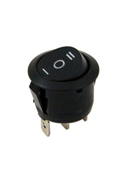 Genel Markalar Yaylı Yuvarlak Işıksız Anahtar (on)-off-(on) 3p
