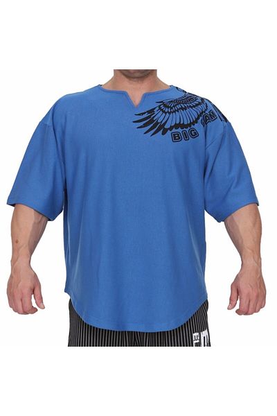 Big Sam Blue Eagle Pattern Oversize Training T-Shirt Big Sam 3240