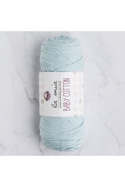 Lamia La Mia Baby Cotton Light Blue Hand Knitting Yarn - L036