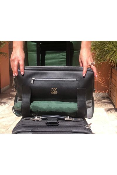 OZPACK كمبيوتر محمول متوسط الحجم باللون الأسود