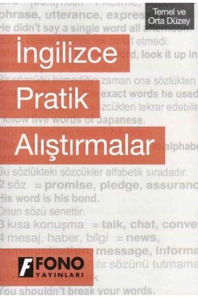Fono Yayınları Ingilizce Pratik Alıştırmalar