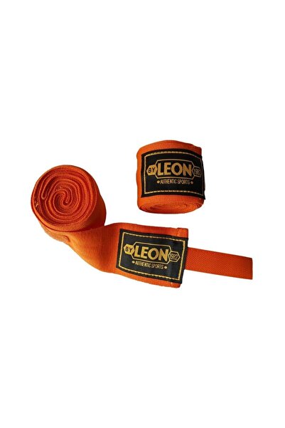 By Leon 1982 Leon Elastik Boks, Kick Boks Ve Muay Thai Bandajı 3,5 Metre Turuncu