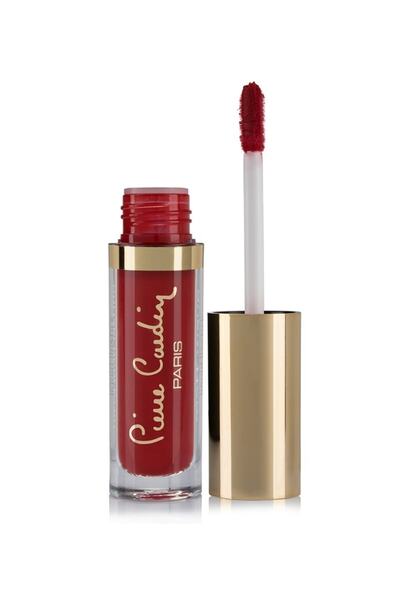 Pierre Cardin أحمر شفاه سائل كارمين مات ويف - أحمر شفاه سائل غير لامع