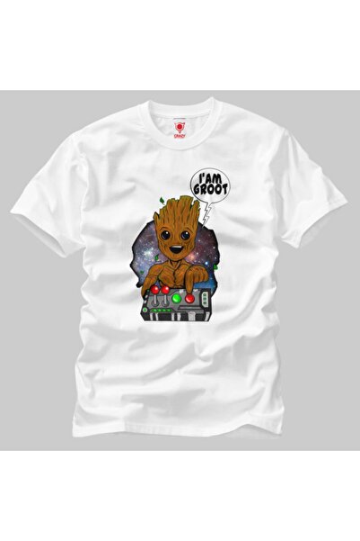 Crazy Гроот-охоронці, не натискайте кнопку Чоловіча футболка