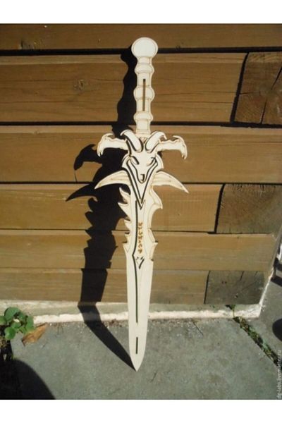 hdrlazerdizayn Wooden World Of Warcraft Sword