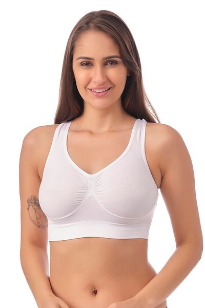 Doce Cravo Seamless Recovery Sports Bra11604001 White