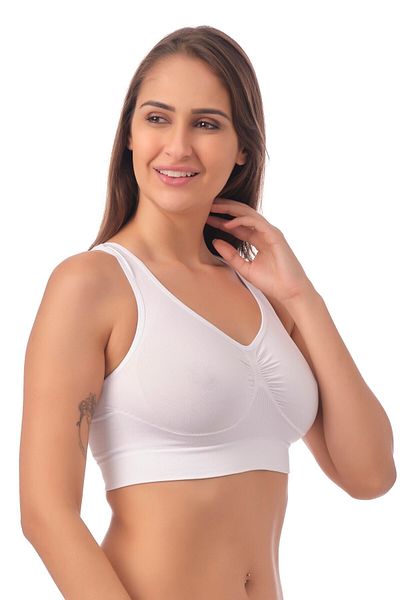 Doce Cravo Seamless Recovery Sports Bra11604001 White