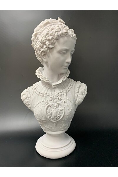 By Ari Ev Dekorasyon Kadın Büst Heykel Biblo