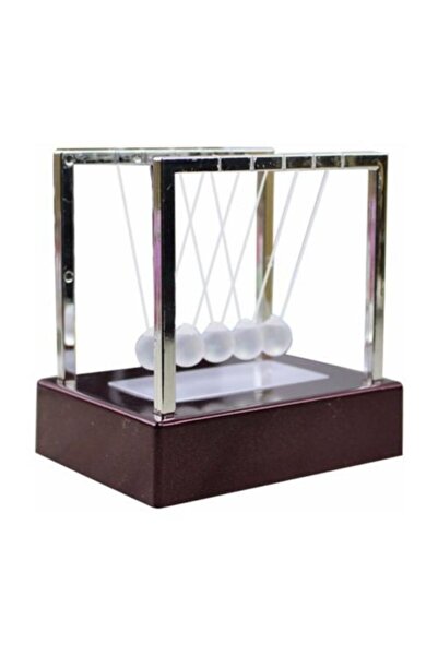 MOBGİFT Masaüstü Led Işıklı Newton Denge Topu Oyunu Stres Giderici