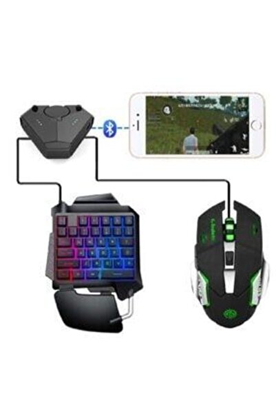 Gate Pubg Oyun Konsolu 3in1-klavye Mouse Bağlayıcı 3 Lü Set Mükemmel Kontrol Pubg Anlaşmalı