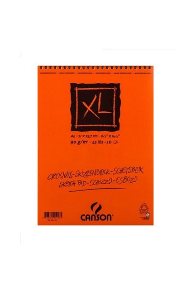 Canson Xl Croquis Sketch Pad 90gr A4 50 Pages Spiral
