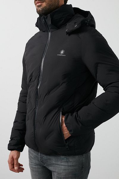 lumberjack Ανδρικό κοντό παλτό Henry Coat Μαύρο