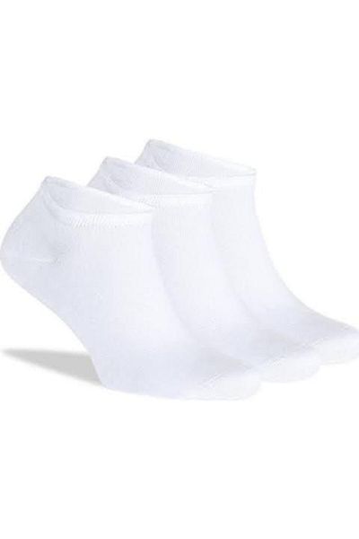 Dündar 6 Pieces White Men's Bamboo Seamless Booties