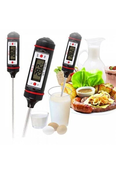 MATARMUTFAK Dijital Isı Ölçer Termometre Et,yemek ,sıvı Ölçer