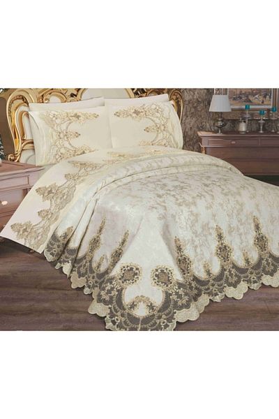 Sultan Bursa Dowry Heavy French Lace Pique Set*108,