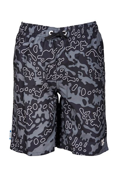ARENA Unisex Çocuk Gri Camouflage Desenli Şort Mayo