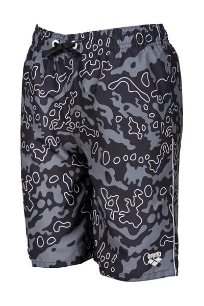 ARENA Unisex Çocuk Gri Camouflage Desenli Şort Mayo