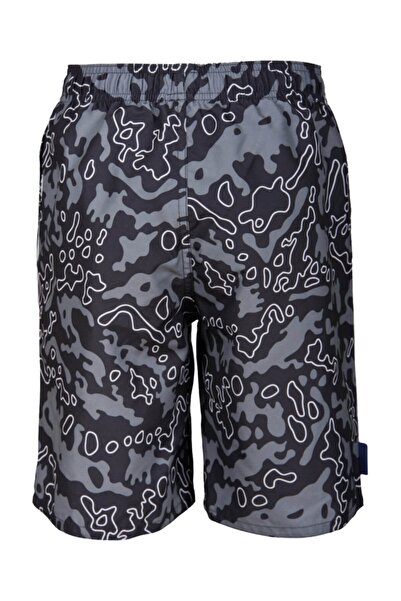 ARENA Unisex Çocuk Gri Camouflage Desenli Şort Mayo
