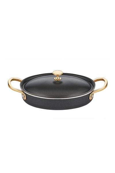 Altınbaşak Black Pearl Luxury Mini Oval Pot