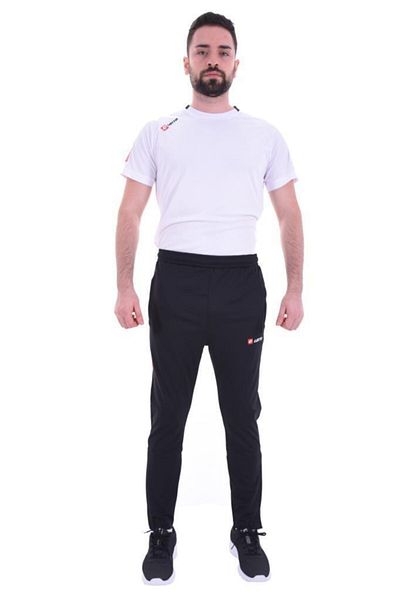 Lotto Ανδρικό μαύρο αθλητικό παντελόνι - Team Sport Ant R8980