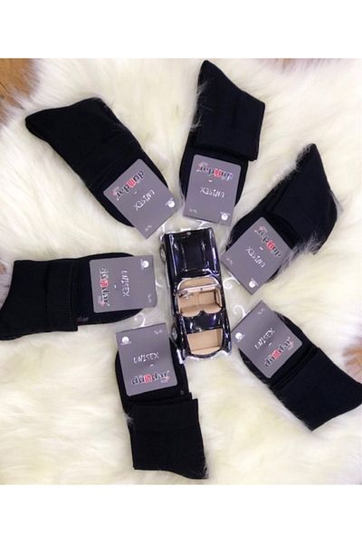 Dündar 6-Piece Extra Towel Sole Unisex Hip Booties Socks