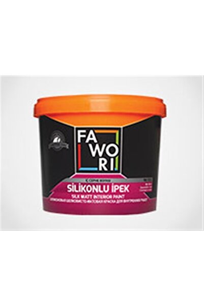 Fawori Silikonlu Ipek Su Bazlı Iç Cephe Boyası 2,5 L Kül Gri