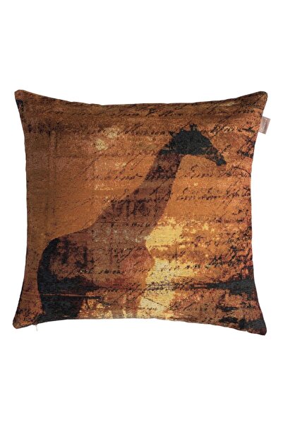 Believe Pernă decorativă cu tapiserie Girafă Safari 45 X 45 Cm
