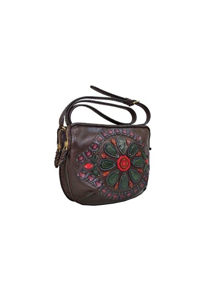 GÖN Handmade Deri Postacı Çanta (Sutu)