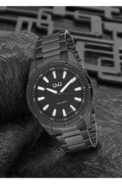 Q&Q Qb14j402y Metal Kasa Ve Kordon Erkek Kol Saati