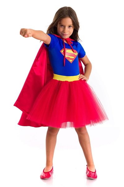 Tameris Kostüm Halloween Halloween Supergirl Costume Short Sleeve