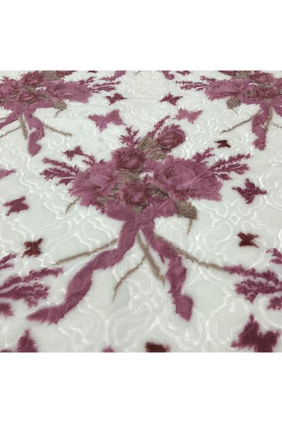AKSU Mink Embossed Blanket Single