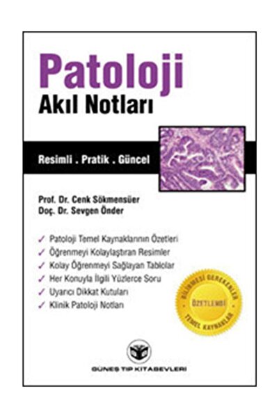 Güneş Tıp Kitabevleri Patoloji Akıl Notları
