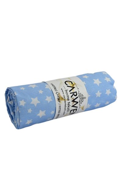 CARWEN TEKSTİL Set cearșafuri elastice dublu din bumbac Ranforce 160x200