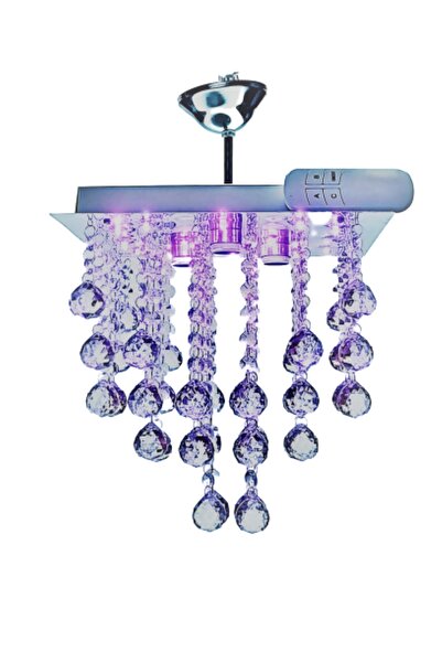 öalpa Yeni Model Rayma Model 3'lü Rgb Ledli Kumandalı Sarkıt Avize