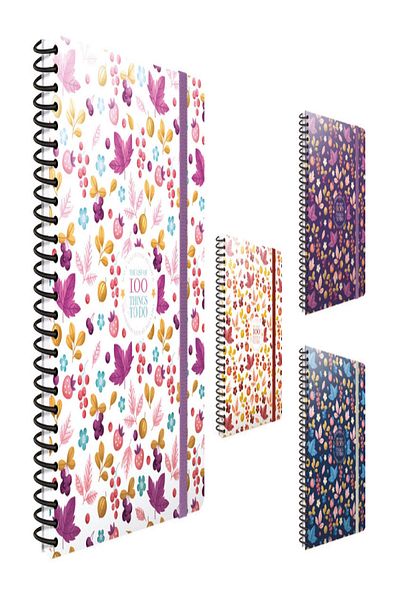 Gıpta 100 Things 19x26 Checked Notebook