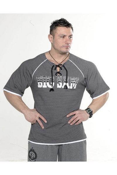 Big Sam Raglan Sleeve Lace-up T-Shirt 2694