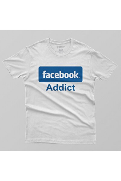 Crazy Ανδρικό μπλουζάκι Facebook Addict