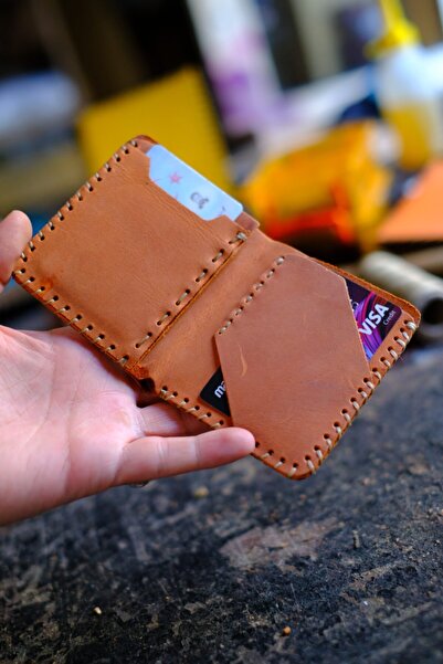 THEAS El Yapımı Deri Cüzdan (Unisex)