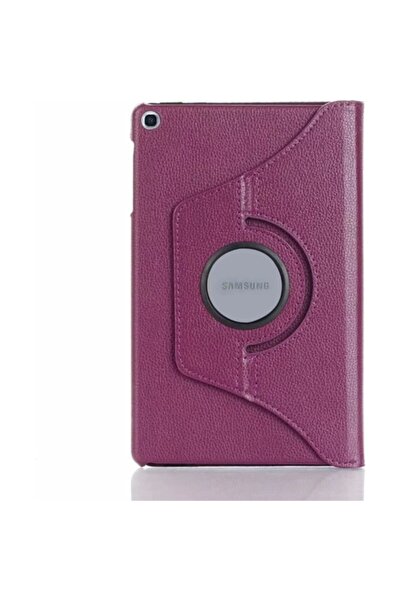 GoGoPlus Samsung P610 P615 P617 S6 Lite 360 Derece Döner Standlı Kılıf Mor