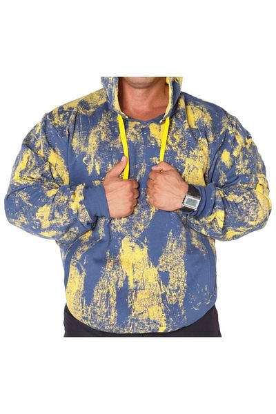 Big Sam Men's Hooded Seasonal Sweatshirt, Sports Cut
