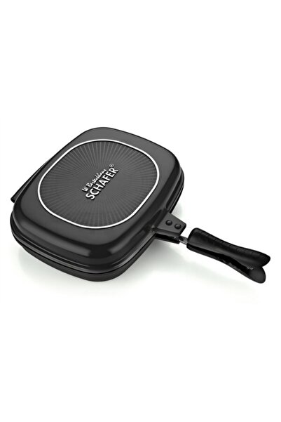Schafer Granit Grill Pan 32 Cm Siyah